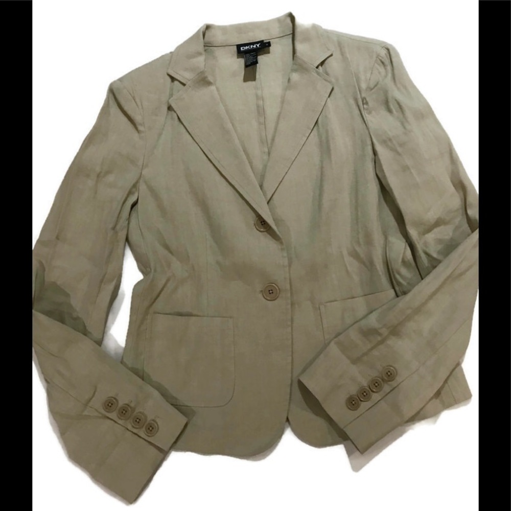 DKNY Linen Blazer.